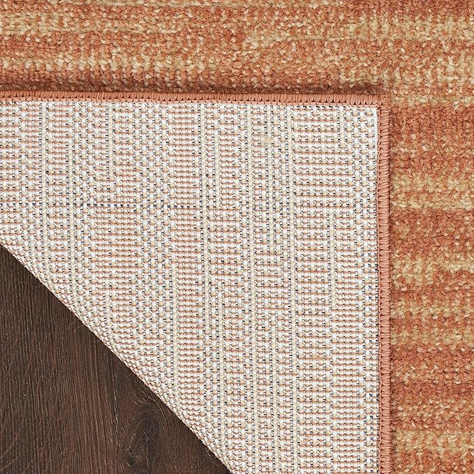 Nourison Home Nourison Essentials Rust 7' x 10' Area Rug - Easy Clean, Non Shedding, Bed Room, Living Room, Dining Room, Kitchen (7' x 10')