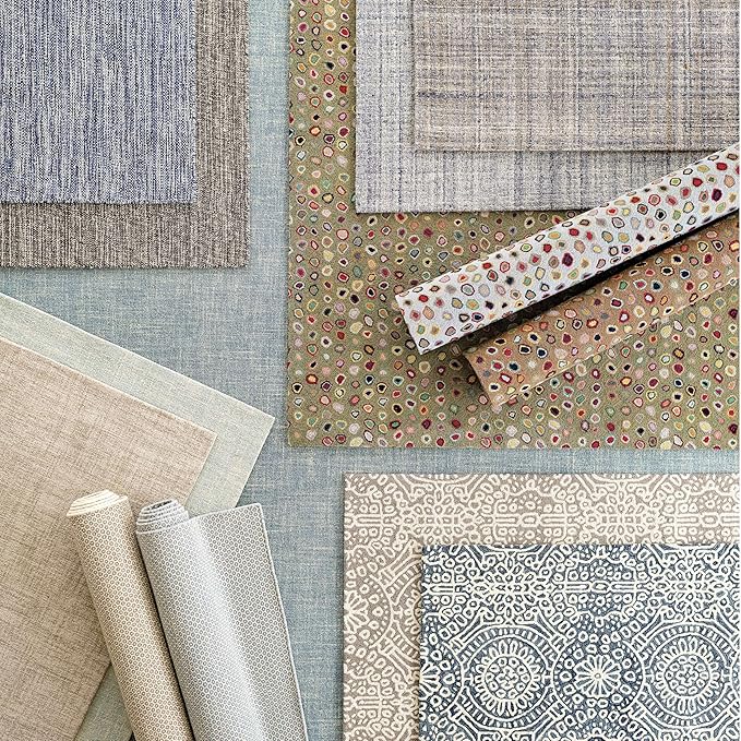 Dash and Albert Crosshatch Wool Area Rug - 3' x 5' Aegean Solid Hand Micro Hooked Accent Rug - Durable, High Traffic Areas Bedroom, Hallway, Stairs - Premium Luxury Hotel Quality Soft Breathable