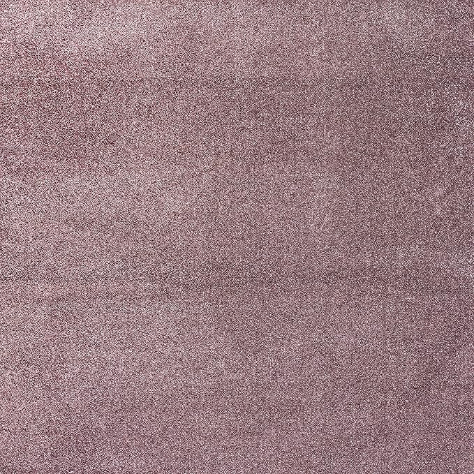 Eyely UES100R-7SQ Supersoft Haze Solid Low-Pile Indoor Area Rug, Coastal, Bohemian, Minimalist, Classic, Casual for Bedroom,Kitchen,Living Room,Non Shedding,Easy-Washing, Purple, 7' Square