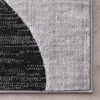 Well Woven Dulcet Bingo Grey Modern Geometric 5'3" x 7'3" Area Rug