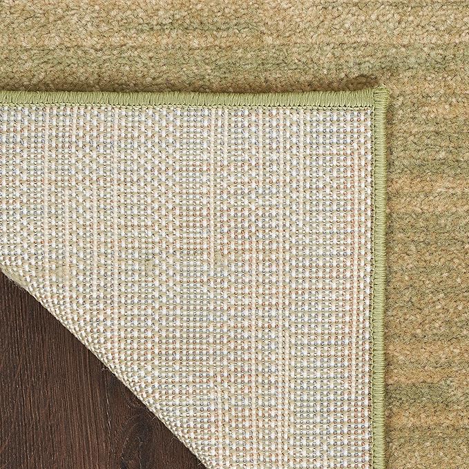 Nourison Home Nourison Essentials Green Gold 7' x 10' Area Rug - Easy Clean, Non Shedding, Bed Room, Living Room, Dining Room, Kitchen (7' x 10')