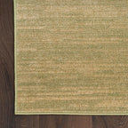 Nourison Home Nourison Essentials Green Gold 7' x 10' Area Rug - Easy Clean, Non Shedding, Bed Room, Living Room, Dining Room, Kitchen (7' x 10')