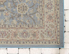 Unique Loom Sialk Hill Collection Area Rug - Washington (2' 2" x 3' 1" Rectangle Light Blue/Navy Blue)